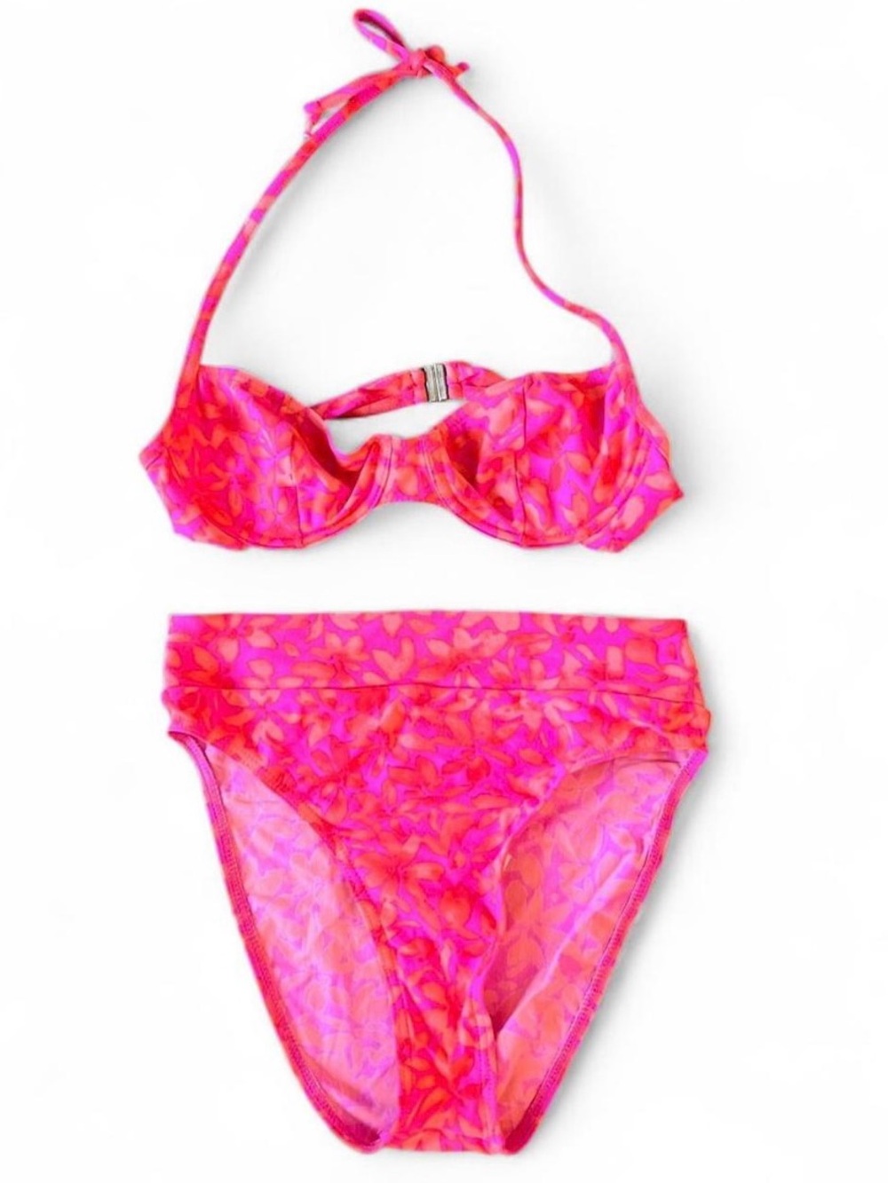 Hot Pink Vintage 90s Bikini